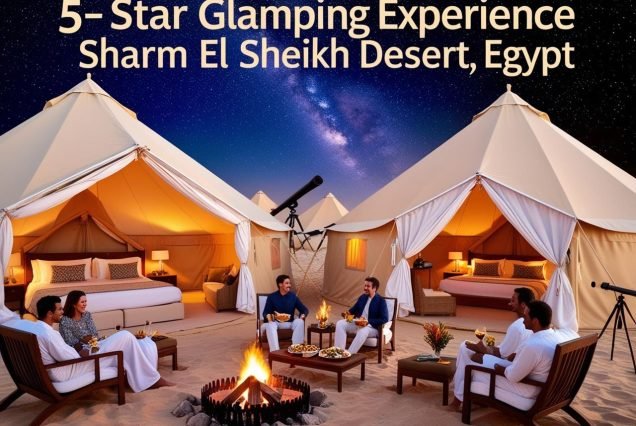 Luxury desert glamping, stargazing in Sharm, 5-star desert camp, Bedouin desert experience, overnight desert tour