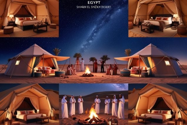 Luxury desert glamping, stargazing in Sharm, 5-star desert camp, Bedouin desert experience, overnight desert tour