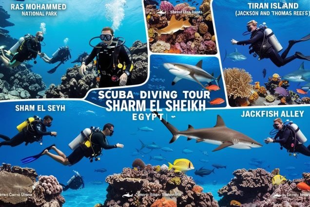 advanced diving Sharm El Sheikh, best dive sites in Egypt, multiple dive package Sharm, Red Sea diving experience, Ras Mohammed diving tour, Tiran Island dive sites