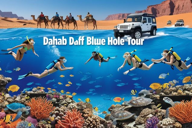 Dahab’s Blue Hole is a must-visit for snorkeling lovers home to one of the richest coral ecosystems in the Red Sea.