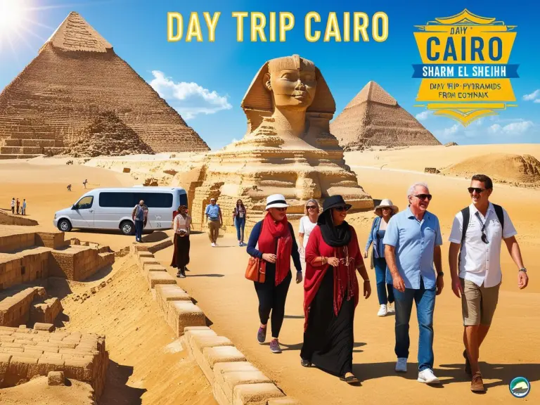 Cairo tour from Sharm El Sheikh by flight, Sharm to Cairo day trip, Pyramids tour by plane, best day trips to Cairo, Egypt pyramids flight tour