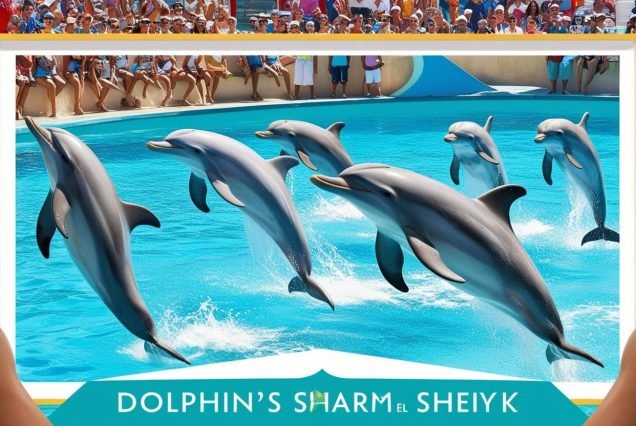 dolphin show Sharm El Sheikh, swim with dolphins, best dolphin experience Egypt, Sharm El Sheikh family activity, dolphin interaction tour