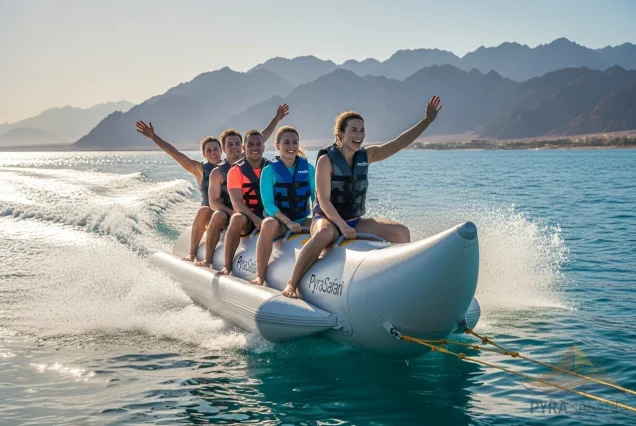 Luxury Banana Boat & Tube Ride Combo in Sharm El Sheikh with PyraSafari, Red Sea watersports