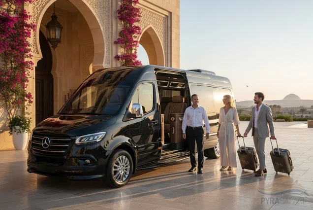 Luxury hotel pickup from Sharm El Sheikh for the premium Petra day trip by ferry.