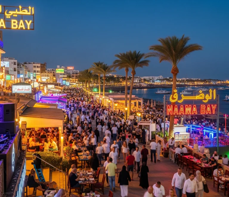 Sharm by Night SOHO Square Naama Bay Tour
