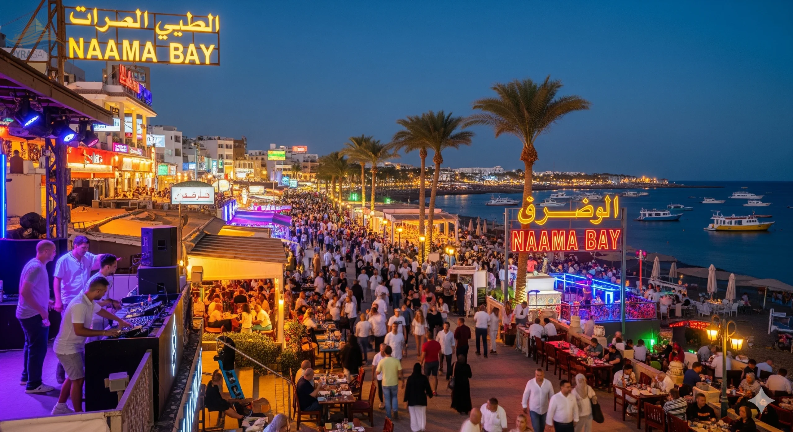 Sharm by Night SOHO Square Naama Bay Tour